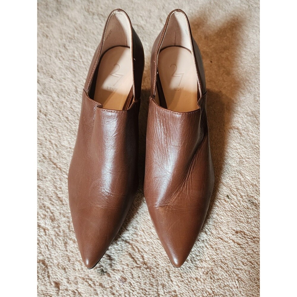 27 EDIT Naturalizer Women's Emery Pointed Toe Caramel Pumps FS Size 7M